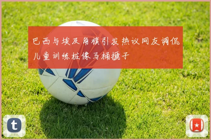 巴西与埃及角旗引发热议网友调侃儿童训练桩像马桶搋子